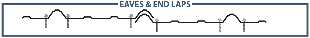 Eaves and End Laps